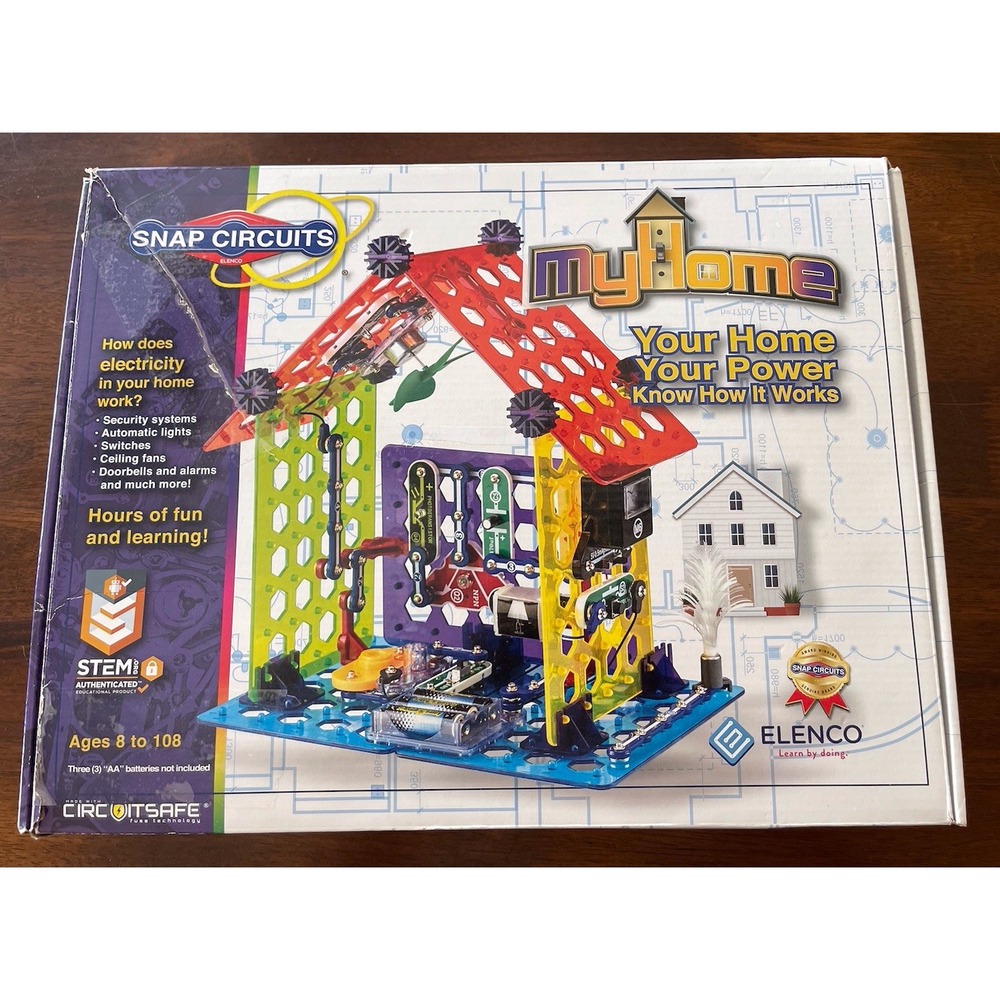 Elenco Snap Circuits My Home Electricity Educational Learning Science Kit